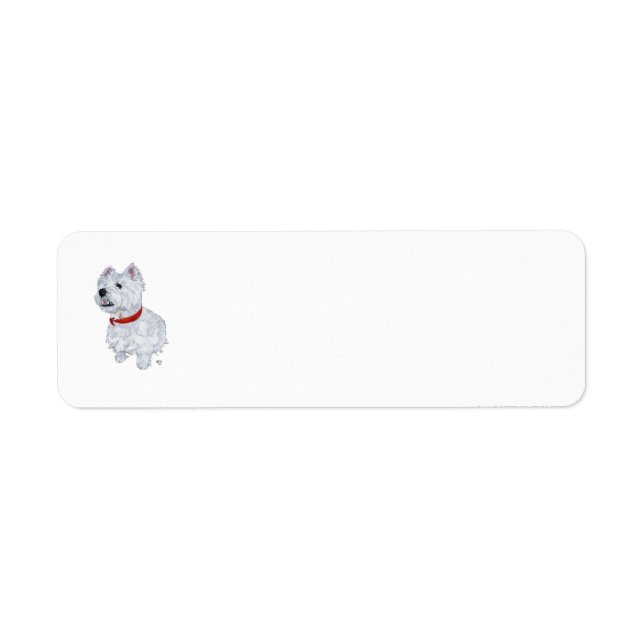 Westie Return Address Label (Front)