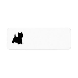 Westie Return Address Label