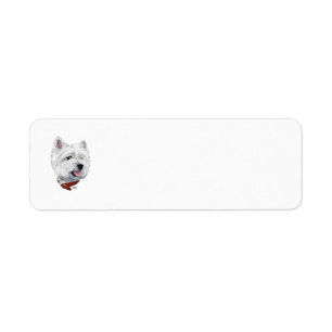 Westie Return Address Label