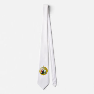 Westie Scottie Christmas Ornament Tie