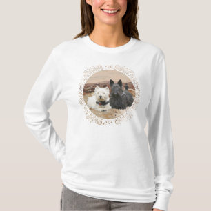 Westie & Scottie Together Autumn T-Shirt