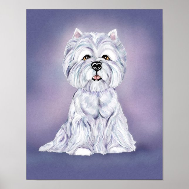 Westie Sit Poster (Front)