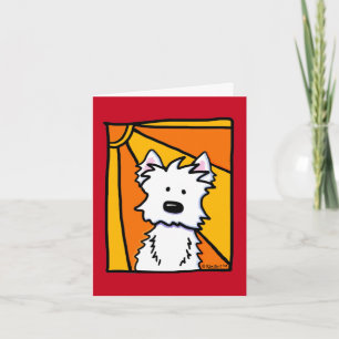 Westie Sunshine Note Card