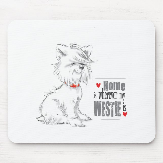 Westie Terrier MousePad (Front)
