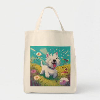 Westie Tote Bag - Westie living its best life