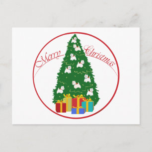 Westie Tree Postcard