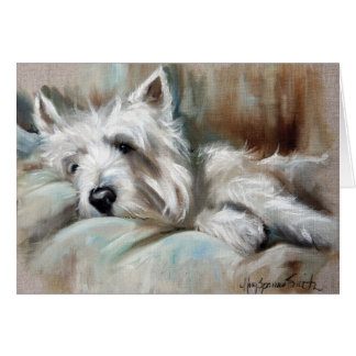 Westie West Highland Terrier Dog Puppy Art