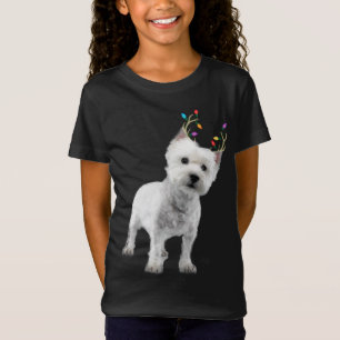 Westie West Highland Terrier Reindeer Christmas Do T-Shirt