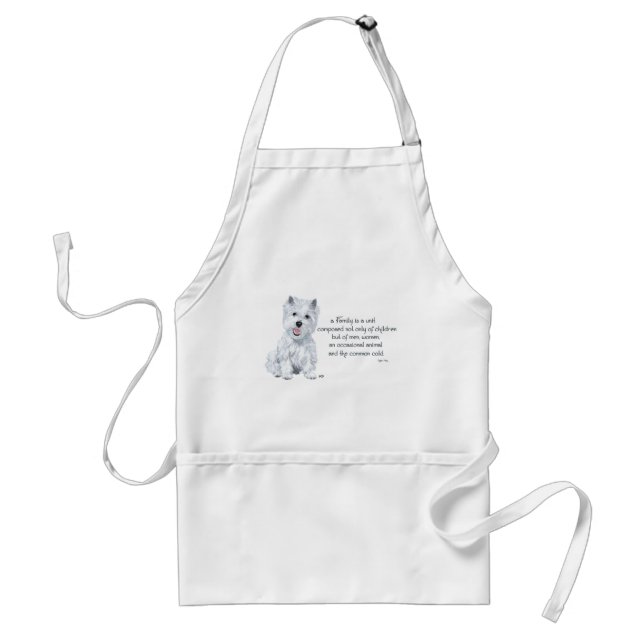 Westie Wisdom - Family Dynamics Standard Apron (Front)