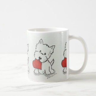 Westie With Heart Coffee Mug