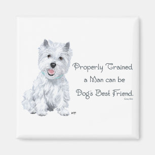 Westie Words of Wisdom Magnet