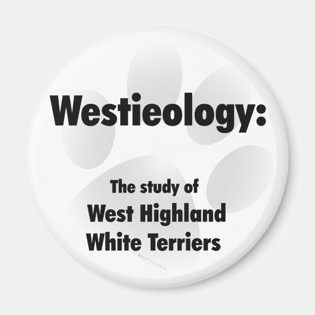 Westieology Magnet (Front)