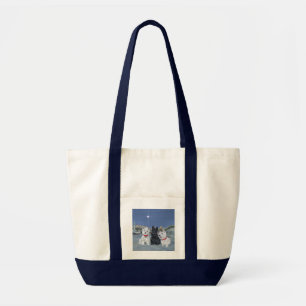 Westies and a Scottie Christmas Tote Bag