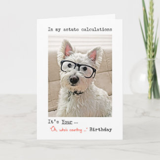 Westie's Calculations, Oh, Who's Counting How Many Card