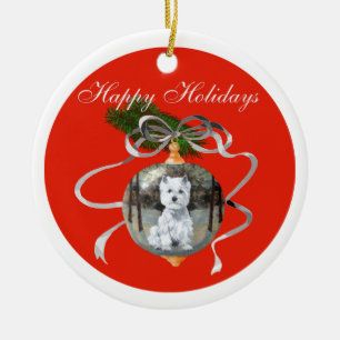 Westies Christmas Ornament