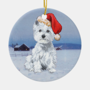 Westies Christmas Ornament