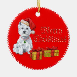 Westies Christmas Ornament