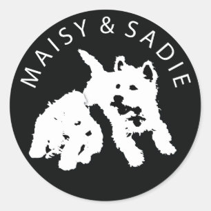 Westies Classic Round Sticker
