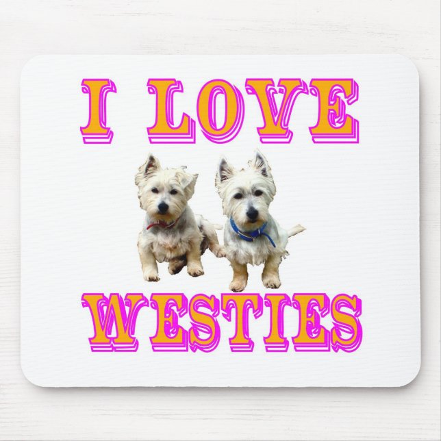 Westies Mouse Pad. Mouse Pad (Front)