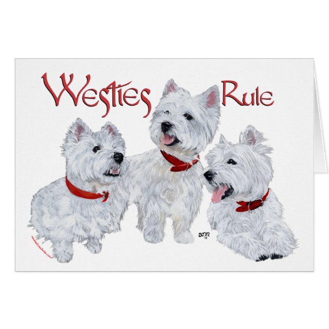 Westies Rule! (Front Horizontal)