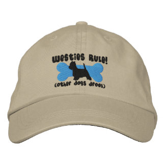 Westies Rule Embroidered Hat