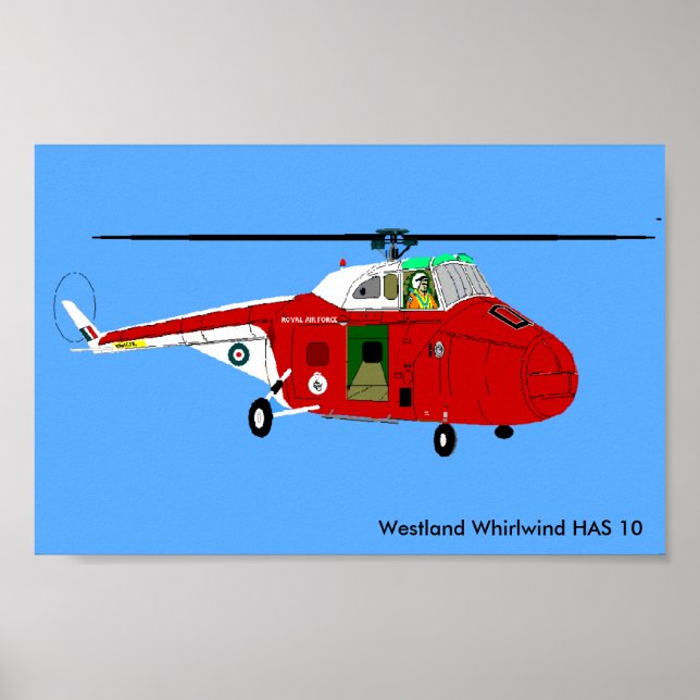 Westland Whirlwind HAS 10 Poster (Front)