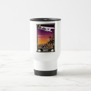 Westman Islands Iceland travel poster Travel Mug