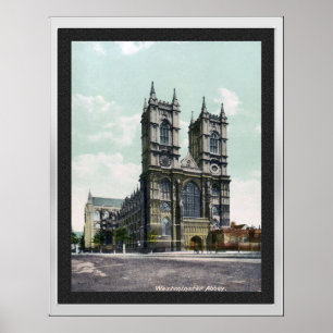 Westminster Abbey 1900's Poster