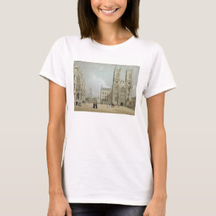 Westminster Abbey and Hospital, from 'London As It T-Shirt