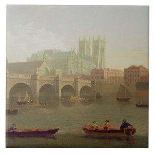 Westminster Abbey and Westminster Bridge Seen from Tile