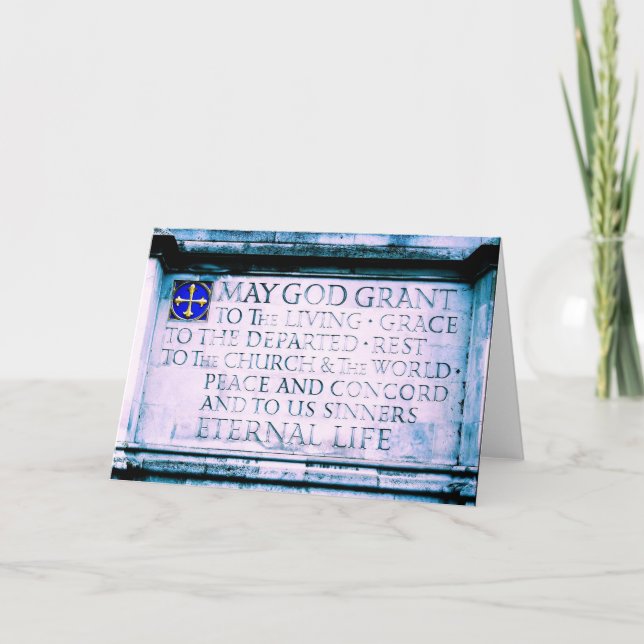 Westminster Abbey - London - Blank Greeting Card (Front)