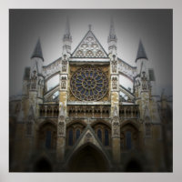 Westminster Abbey - London - Square Poster