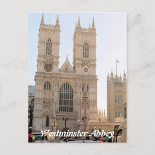 Westminster Abbey London UK postcard