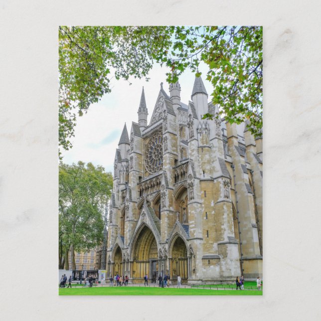 Westminster Abbey London UK Postcard (Front)