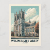 Westminster Abbey London Vintage Travel