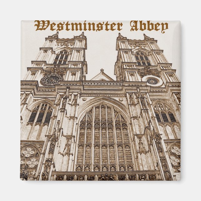 Westminster Abbey Magnet (Front)
