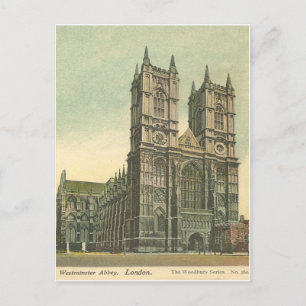 Westminster Abbey Vintage Post Card
