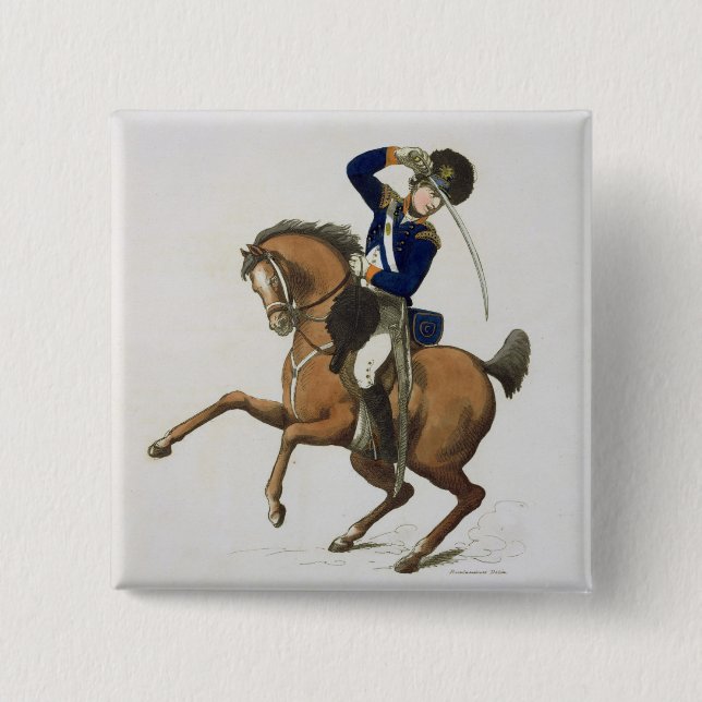 Westminster Cavalry Volunteer, plate 4 from 'Loyal 15 Cm Square Badge (Front)