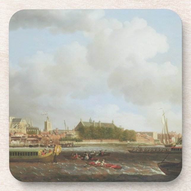 Westminster from Lambeth, with the ceremonial barg Coaster (Front)