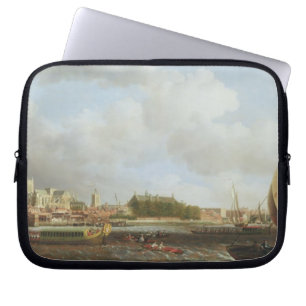 Westminster from Lambeth, with the ceremonial barg Laptop Sleeve