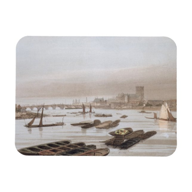 Westminster from Waterloo Bridge, incorporating th Magnet (Horizontal)
