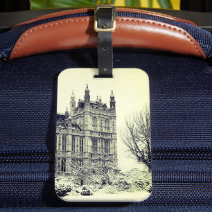 Westminster, Parliament, Winter London - British Luggage Tag