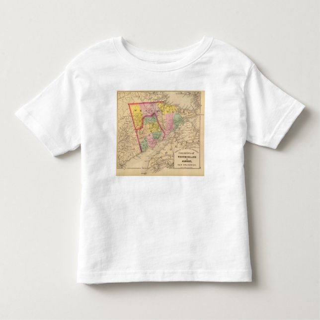 Westmorland, Albert counties, NB Toddler T-Shirt (Front)