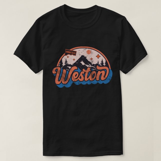Weston, Connecticut T-Shirt (Design Front)