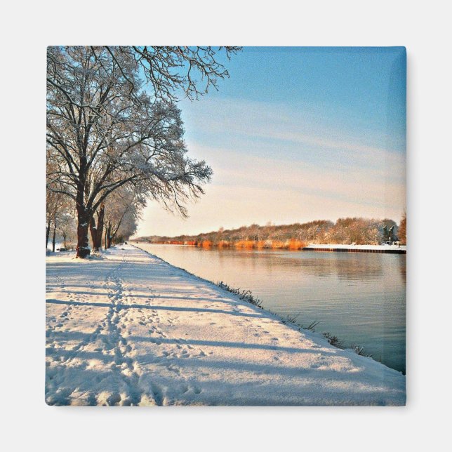 Westphalia Germany Winter Landscape Magnet (Front)