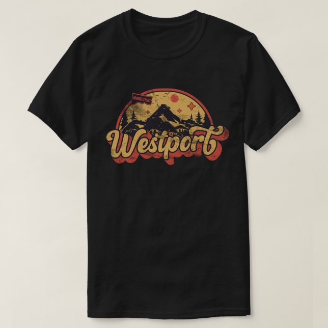 Westport, Connecticut T-Shirt (Design Front)