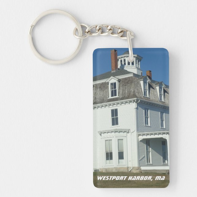 Westport Harbour, Acoaxet MA Key Ring (Front)