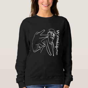 Westside Hand Sign West Coast Hand Sign Premium Lo Sweatshirt