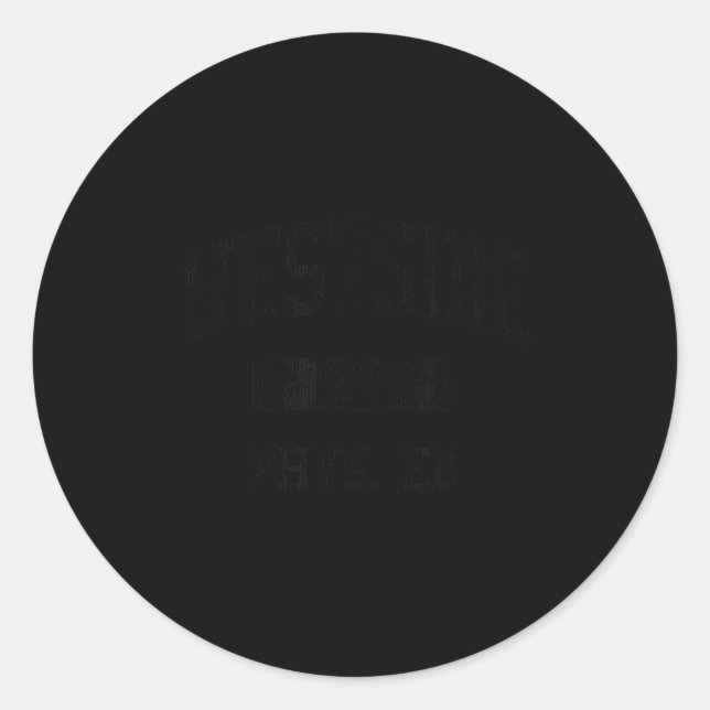 Westside High School Hs Omaha Ne Phys Ed  Classic Round Sticker (Front)