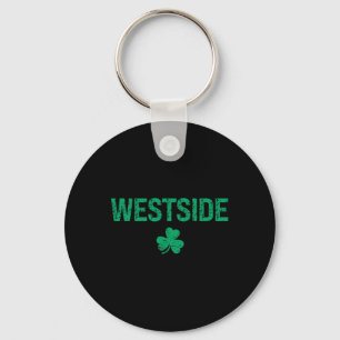 Westside Irish Shamrock St Patrick's Day Key Ring